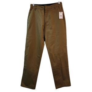 Volcom So Chickie High Rise Chino Pants Green Womens Size 26 NEW